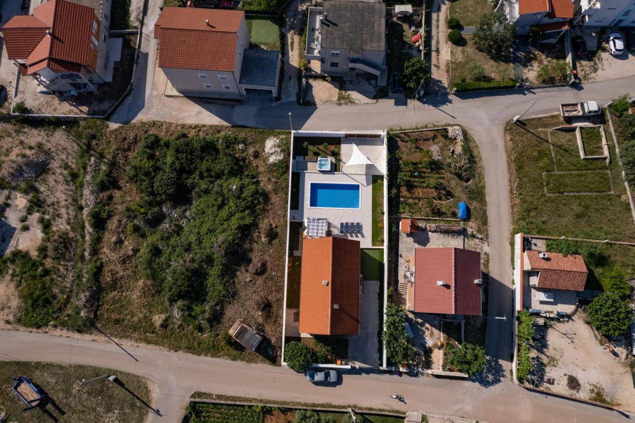 Villa Family And Friends Private Heated Pool With Jacuzzi Zadar Exterior foto